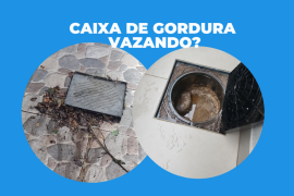 caixa de gordura vazando